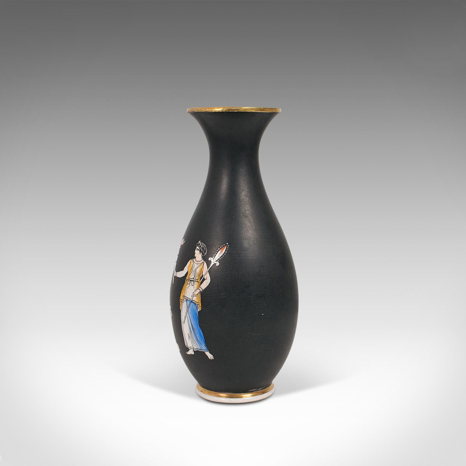 19th Century Antique Decorative Vase, English, Ceramic, Baluster Urn, Neoclassical, Victorian