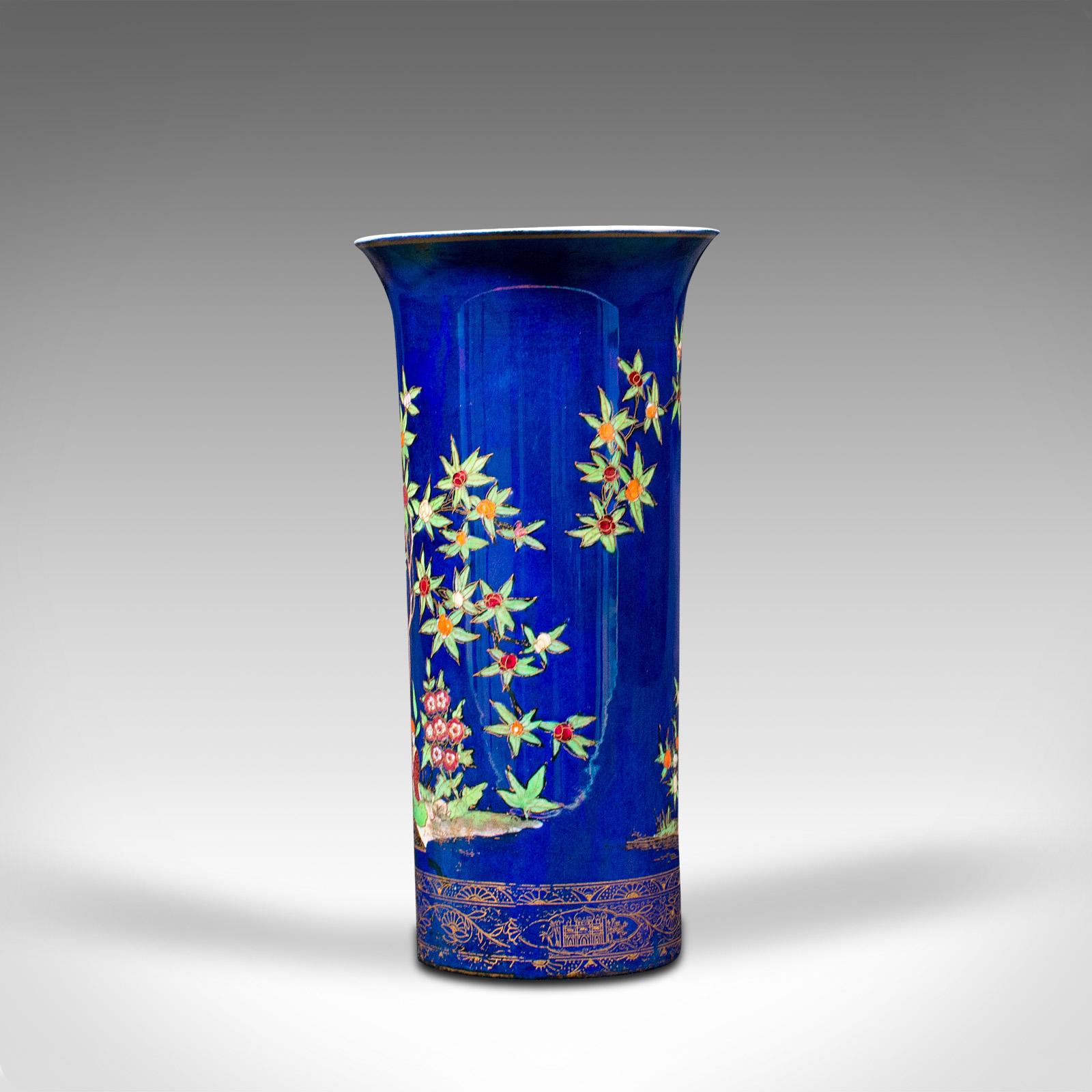 Céramique Vase décoratif anglais ancien, céramique, lustre, jarre Posy, début du 20e siècle, vers 1920 en vente