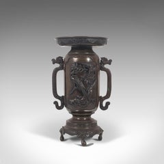 Decorative Vase, Japanese, Bronze, Meiji Period, Late 19th Century, circa 1900