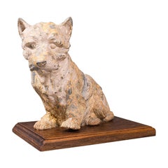 Antique Decorative West Highland Terrier, British, Westie Dog, Edwardian, C.1910