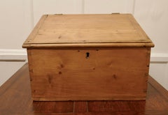 Antique Deep Pine Sloping Clerks Writing Desk