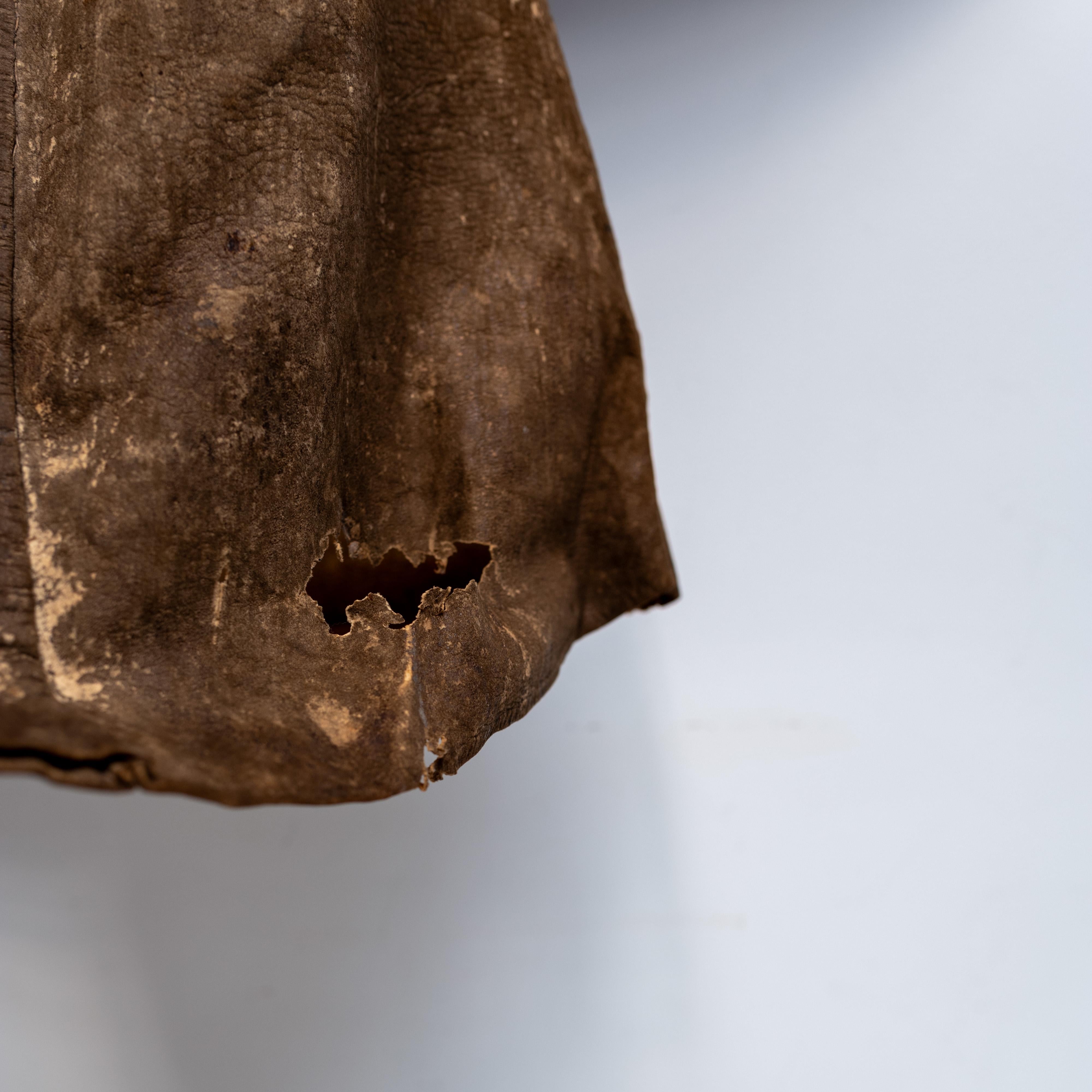 Manteau ancien en peau de cerf, Hanten, Japon, XIXe siècle en vente 7