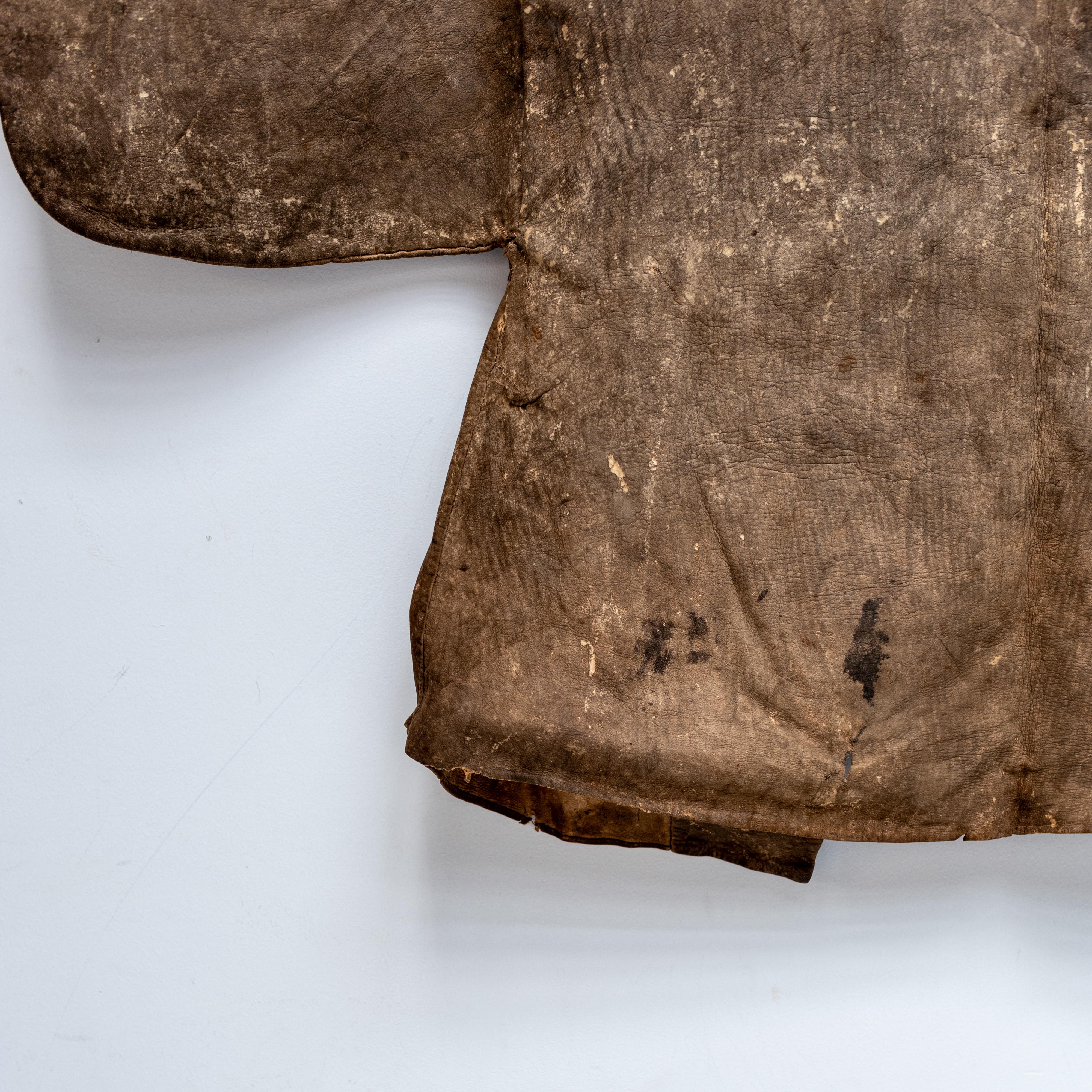 Manteau ancien en peau de cerf, Hanten, Japon, XIXe siècle Bon état - En vente à Tokyo, Tokyo