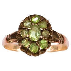 Antique Demantoid Russian Gold Ring