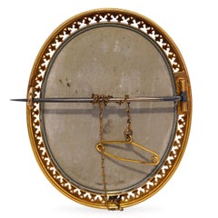 Antique Demeter Lava Cameo Brooch