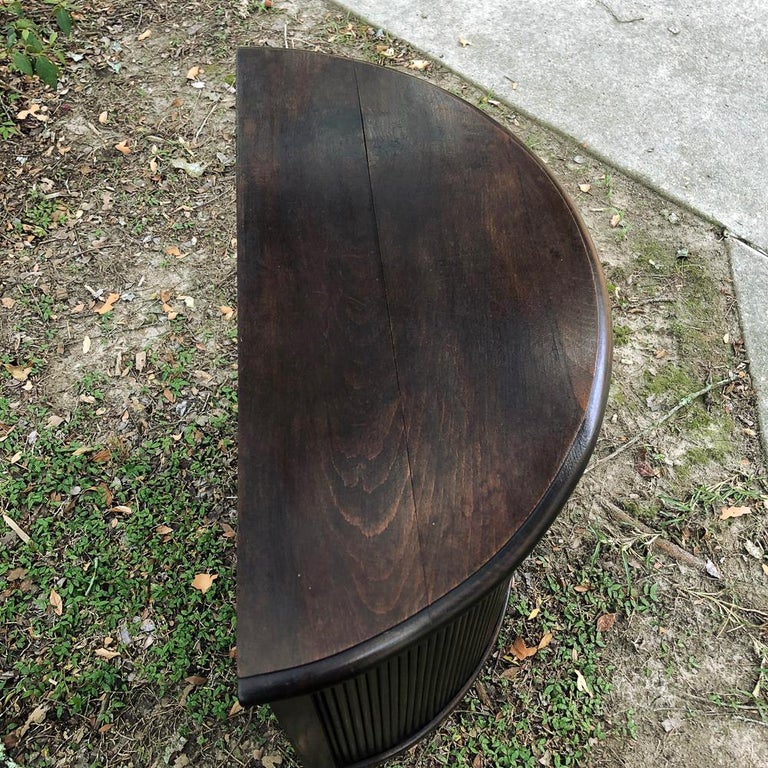 Antique Demilune Cabinet, Console at 1stdibs