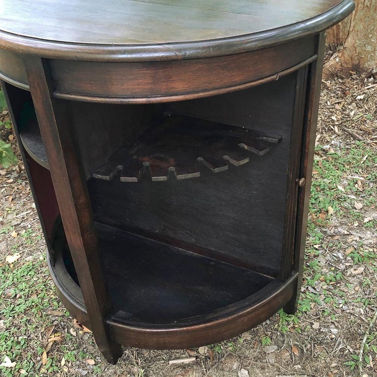 Antique Demilune Cabinet Console At 1stdibs