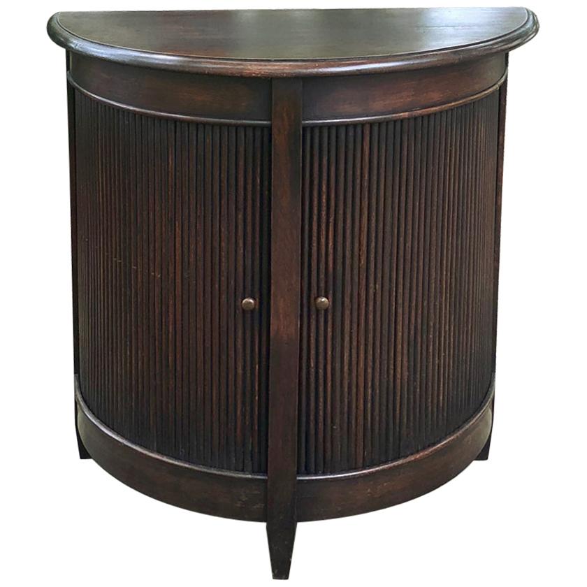 Antique Demilune Cabinet, Console at 1stDibs