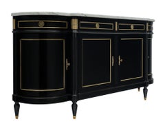 Antique Demilune Louis XVI Buffet