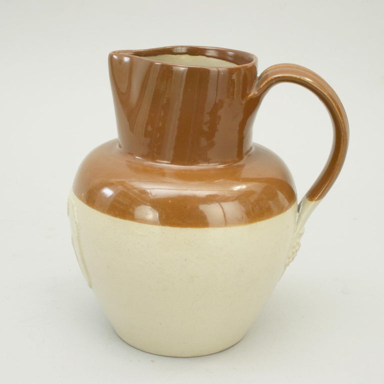 Antique Denby Pottery Tennis, Rackets Lemonade Jug, c. 1890 For Sale at 1stDibs