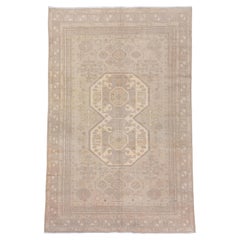 Antique Derband Turkish Rug in Neutrals