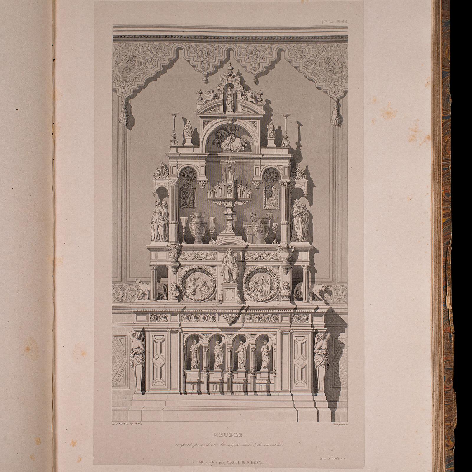 Antique Design Catalogue, Art Industriel, French, Architecture Folio, Victorian 4