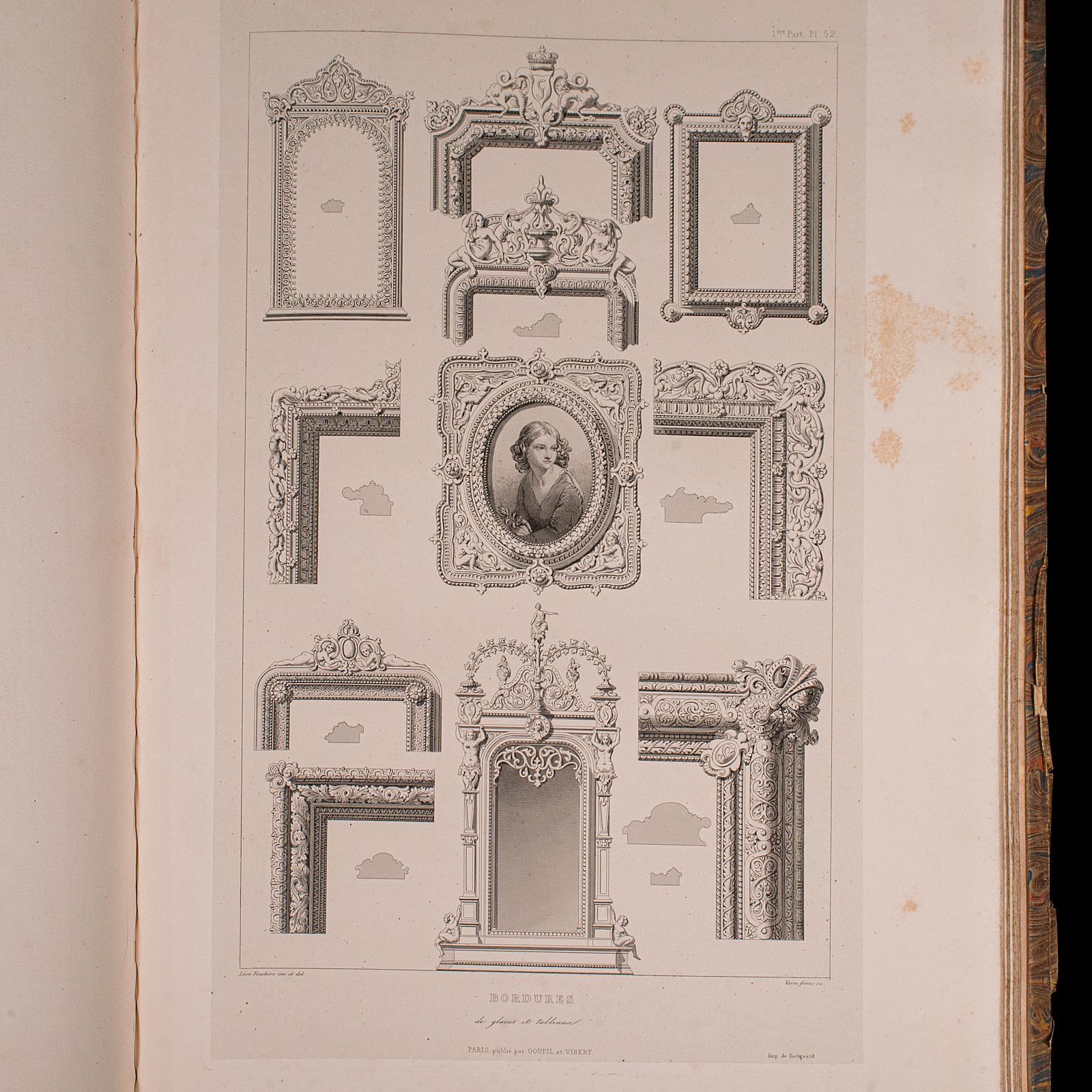 Antique Design Catalogue, Art Industriel, French, Architecture Folio, Victorian 6