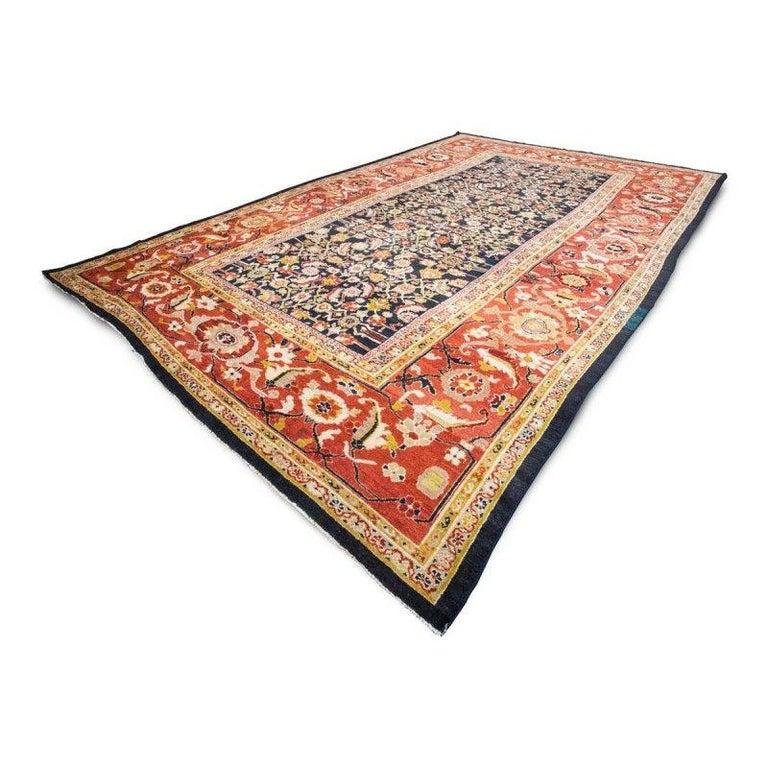 A collector's item, Ziegler Sultanabad, made for European salons in the late 19th century.
- Normally this type of rugs are large.
- Manufactured by Swiss chemist Ziegler.
- Its design consisted of enlarging a classic design and making it as