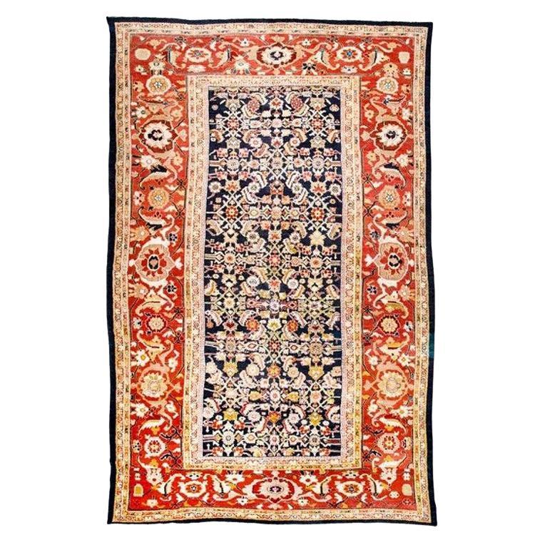 Antique Design Wool Rug Ziegler Sultanabad, circa 1890 For Sale