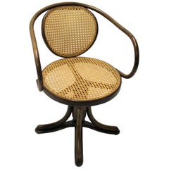 Chaise de bureau ancienne par Thonet:: années 1900