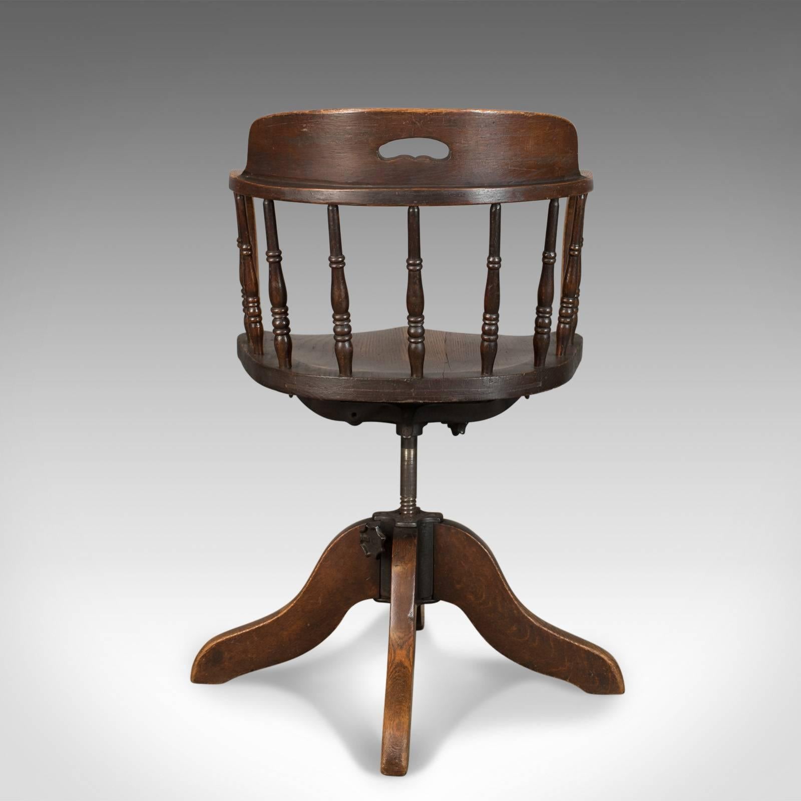 antique captains chair