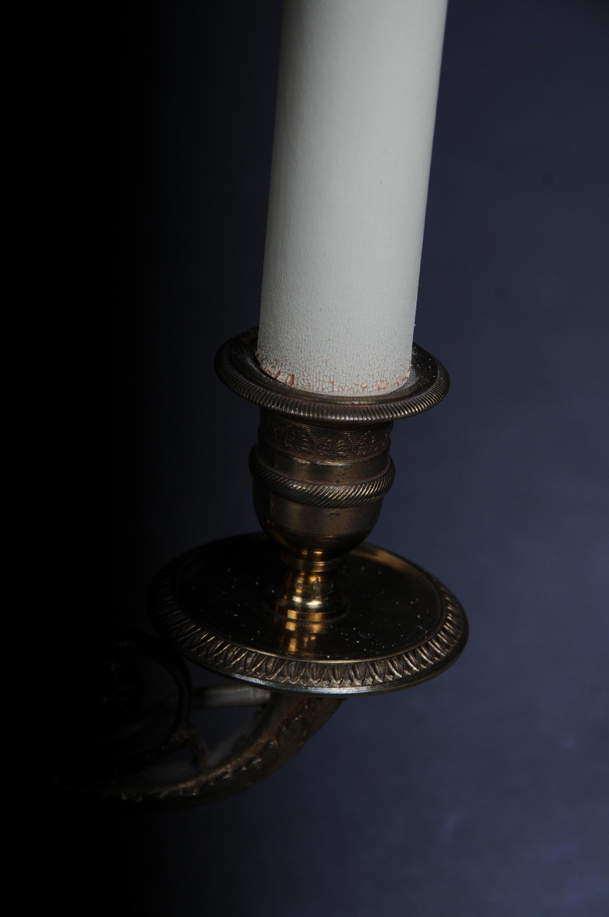 Antique Desk Lamp / Table Lamp Empire circa 1900, Gold-Plated Bronze 4