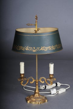 Antique Desk Lamp / Table Lamp Empire circa 1900, Gold-Plated Bronze