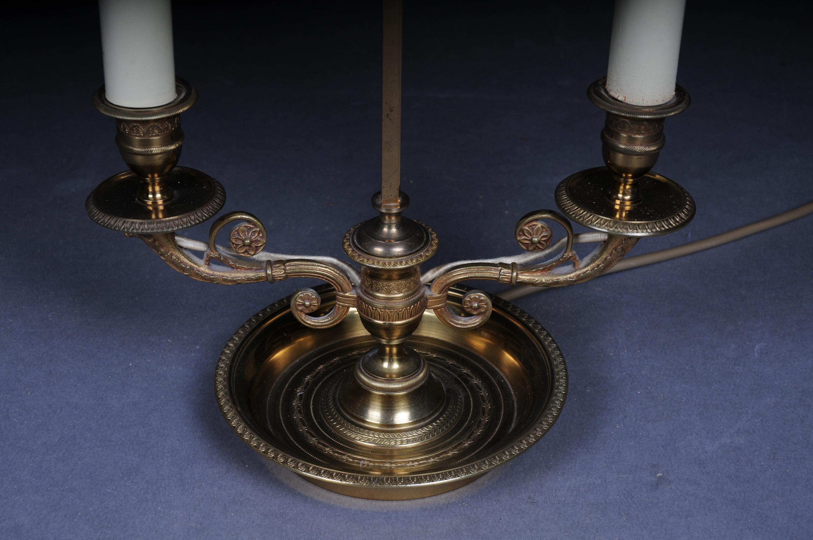 20th Century Antique Desk Lamp / Table Lamp Empire circa 1900, Gold-Plated Bronze