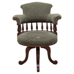 Antiquities Desk Swivel Captains Chair