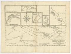 Antique Detailed Map of Papua New Guinea and the Regions to the West, ca.1780