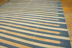 1930s Indian Cotton Dhurrie Carpet ( 13' 3" x 14' - 403 x 426 cm )