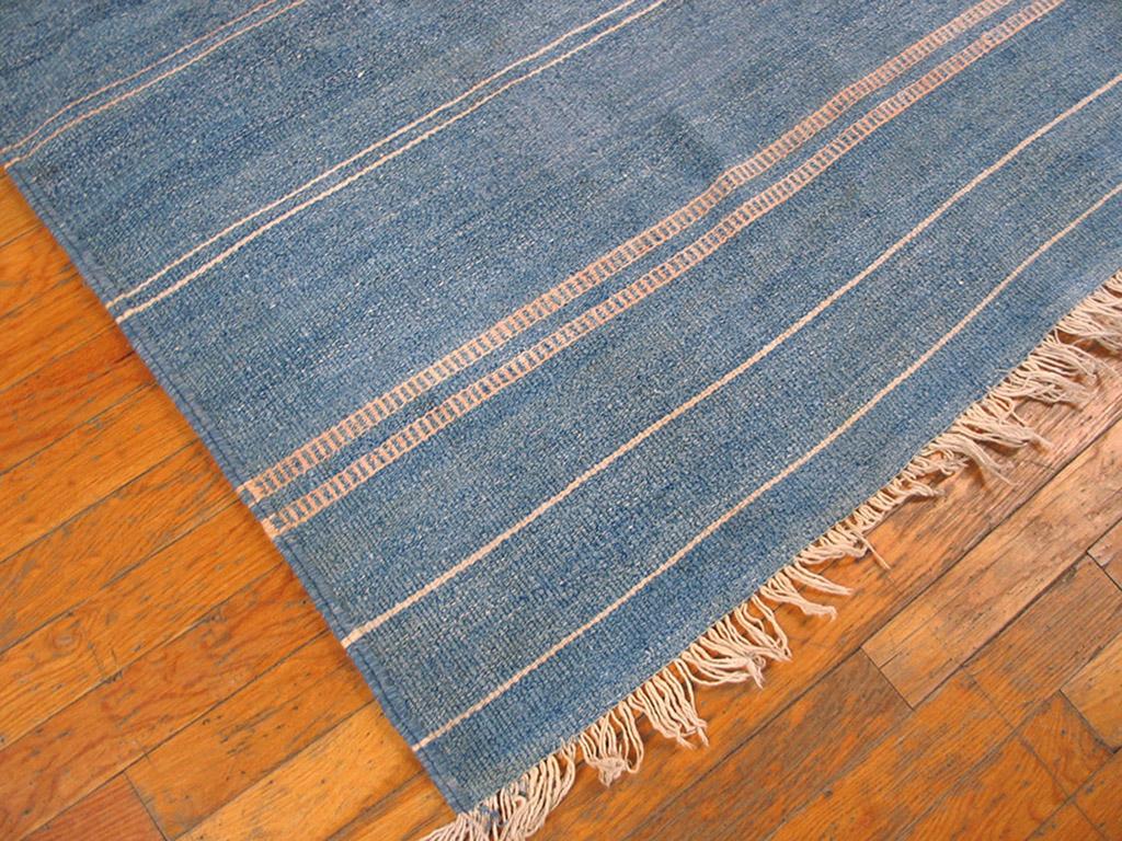 Hand-Woven Antique Dhurrie Indian Rug