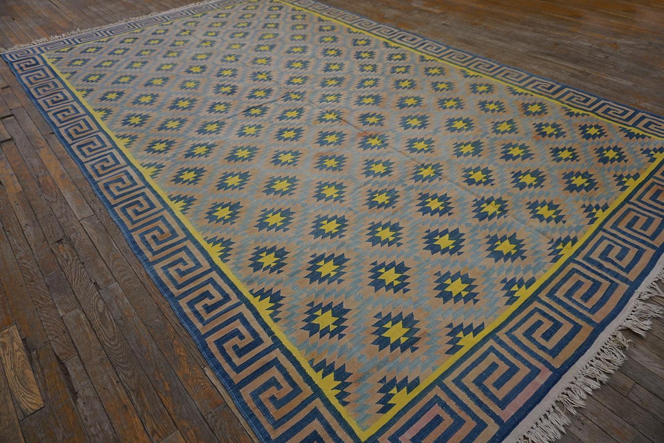 Antiker Dhurrie-Teppich (Indisch) im Angebot