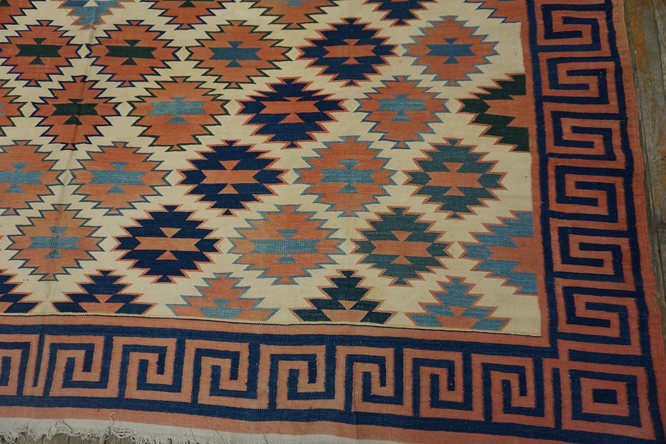 Antiker Dhurrie-Teppich (Indisch) im Angebot