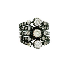 Antique Diamond 14K Gold Ring