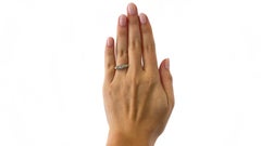 Antique Diamond 18 Karat Gold Five Stone Ring
