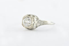 Antiker filigraner Diamant- und Filigranring