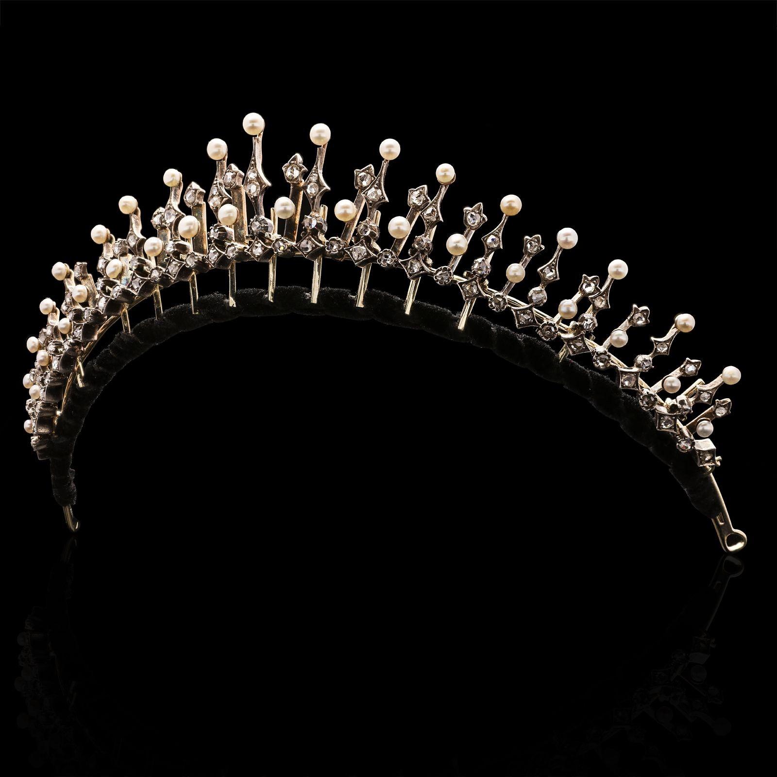 Bristol Novelty Glitzer Tiara Mit Diamant – Weiß, One Size, Für Kostümpartys & Halloween