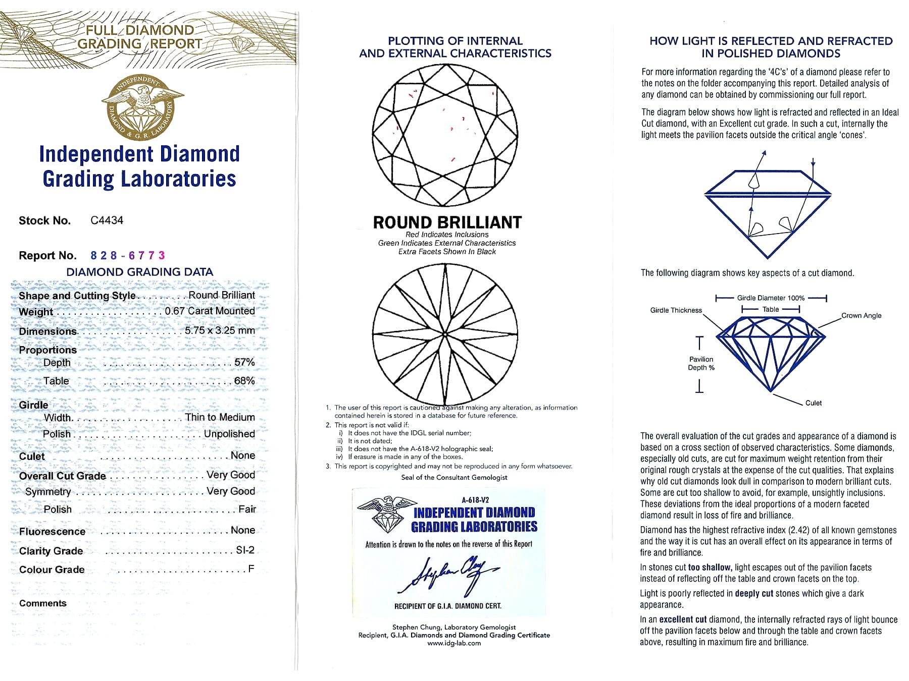 Antique Diamond and Platinum Solitaire Ring For Sale 4