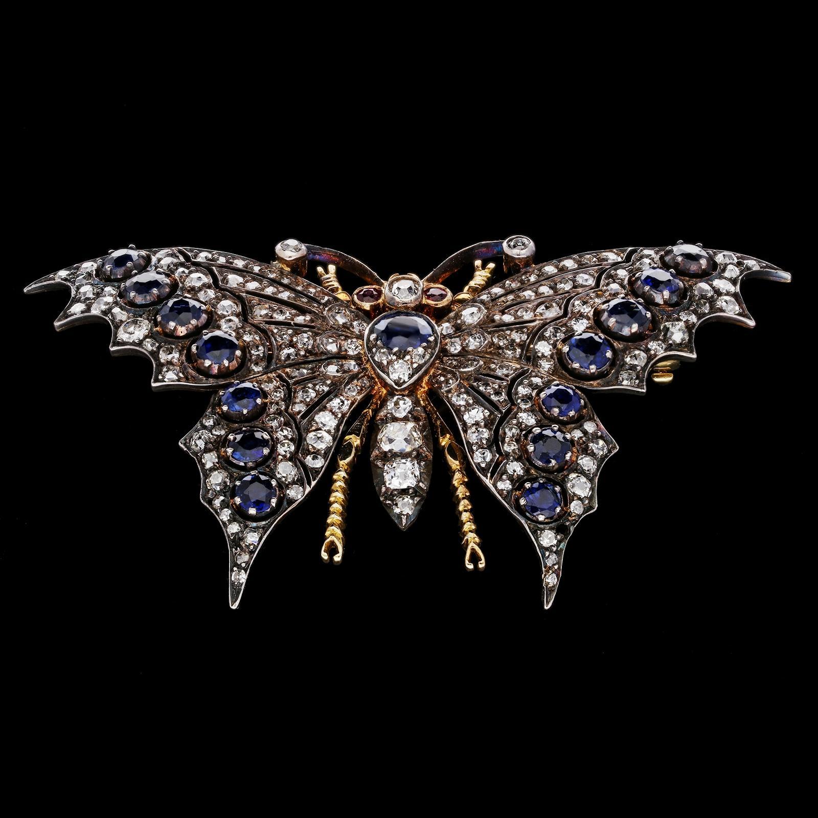 queen liliuokalani butterfly brooch