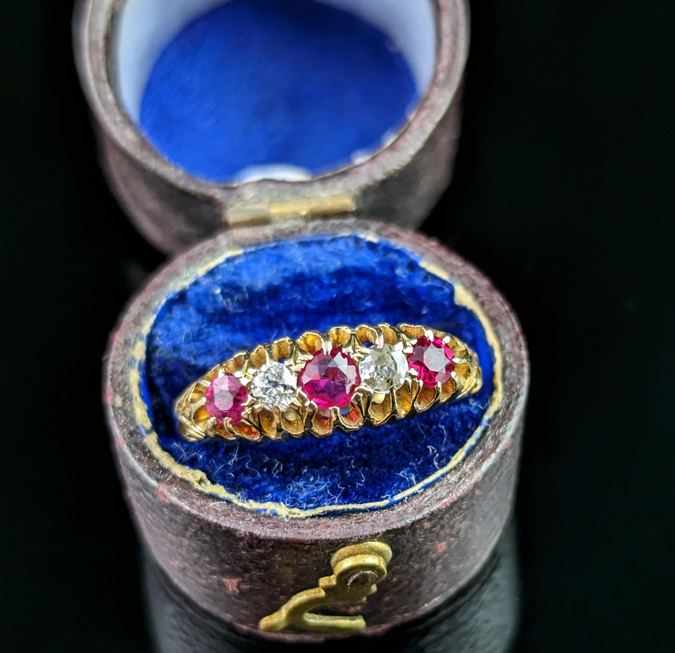 pink sapphire ring antique