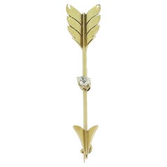 Antique Diamond Arrow Brooch