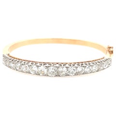 Antique Diamond Bangle Bracelet