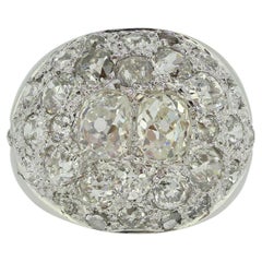 Antique Diamond Bombe Ring