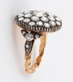Antique Diamond Cluster Ring