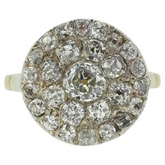 Antique Diamond Cluster Ring