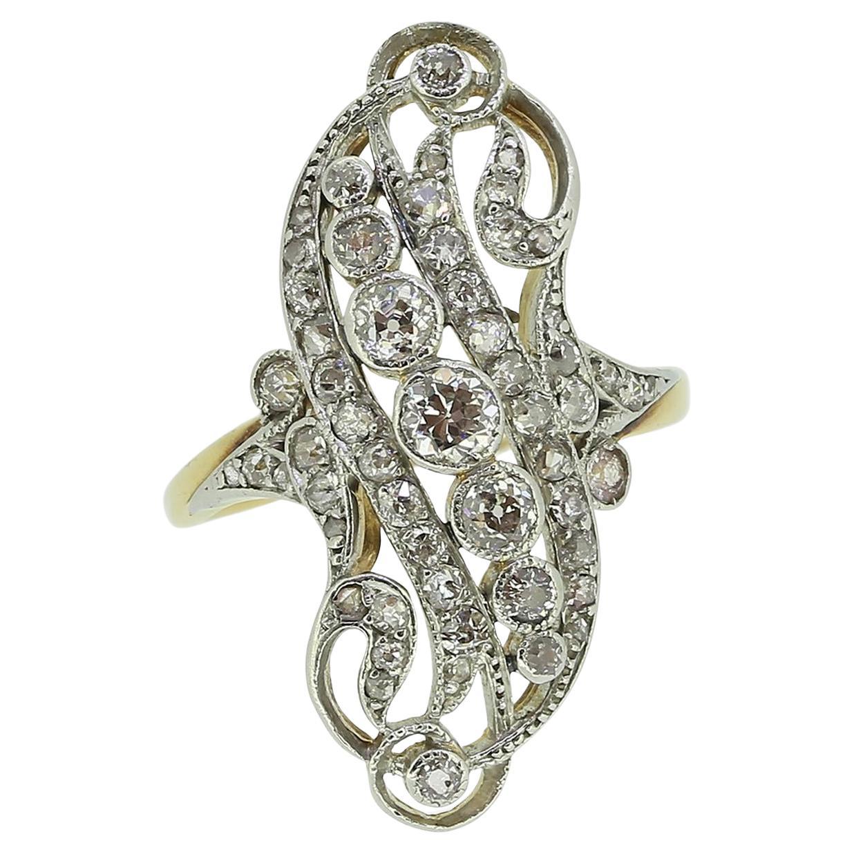 Antique Diamond Dress Ring