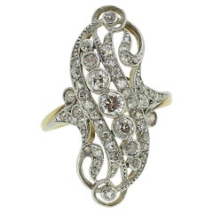 Antiker Diamant-Kleiderring