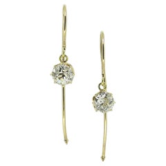Antique Diamond Drop Earrings