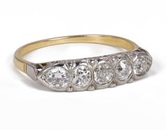 Antique Diamond Five-Stone Ring, 1930s