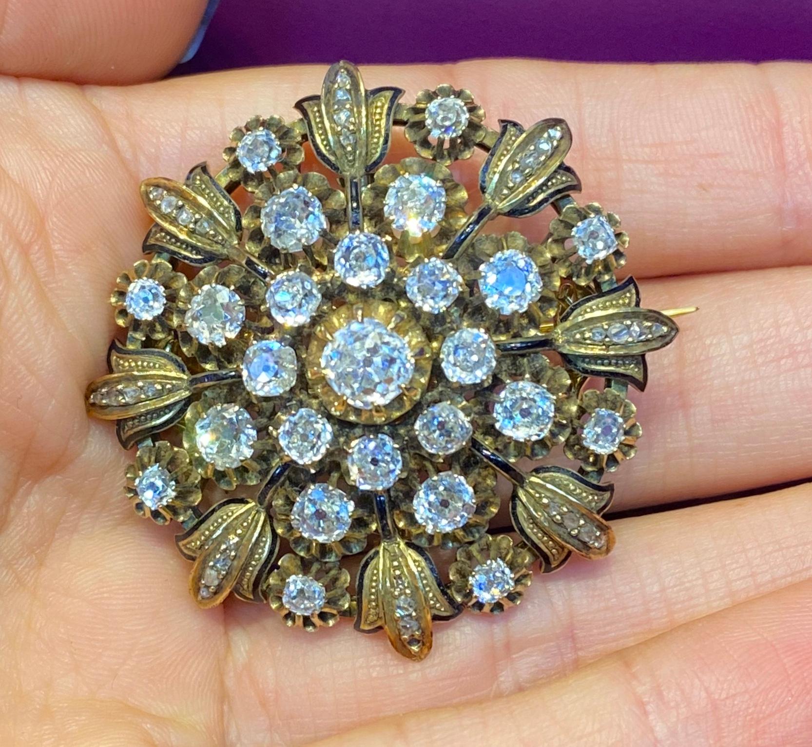 antique diamond brooches for sale