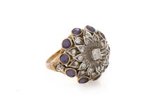 Antique Diamond flower Cocktail Ring