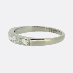 Antique Diamond Four-Stone Band Ring