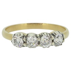 Antique Diamond Four Stone Ring